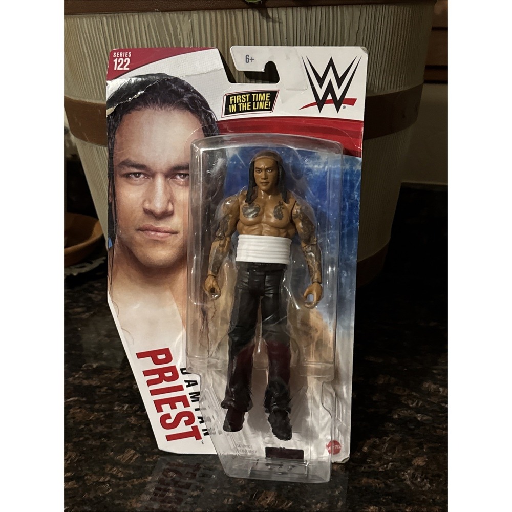 DAMIAN PRIEST - WWE Mattel Basic Series 122 Wrestling Action Figure Toy DMG PKG